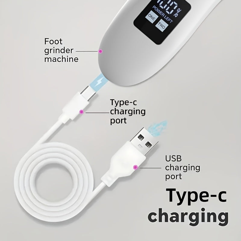 SmoothStep Elektrische Voetvijl – Professionele Pedicure Thuis