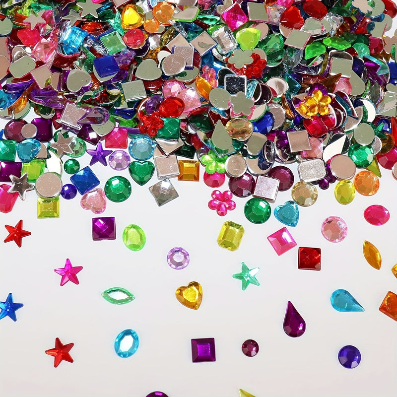 Decoratieve Acryl Steentjes Set – Ideaal voor Feesten en DIY Projecten