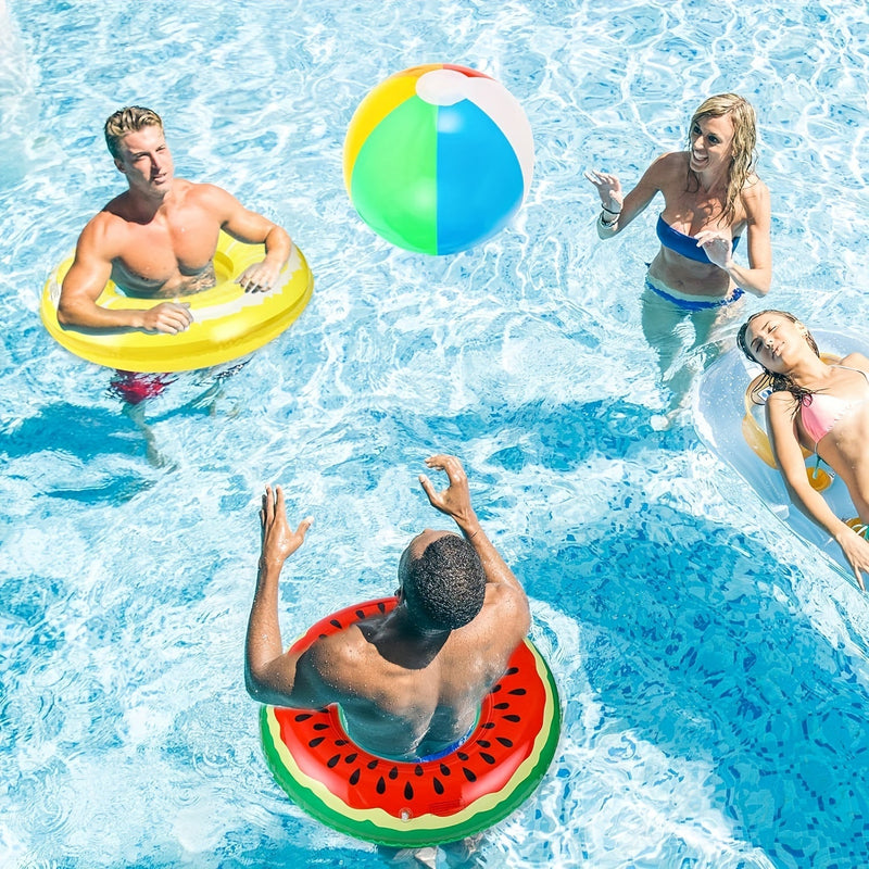 Fruit-Thema Opblaasbare Zwembad Floats – Set van 3 Duurzame Ringen
