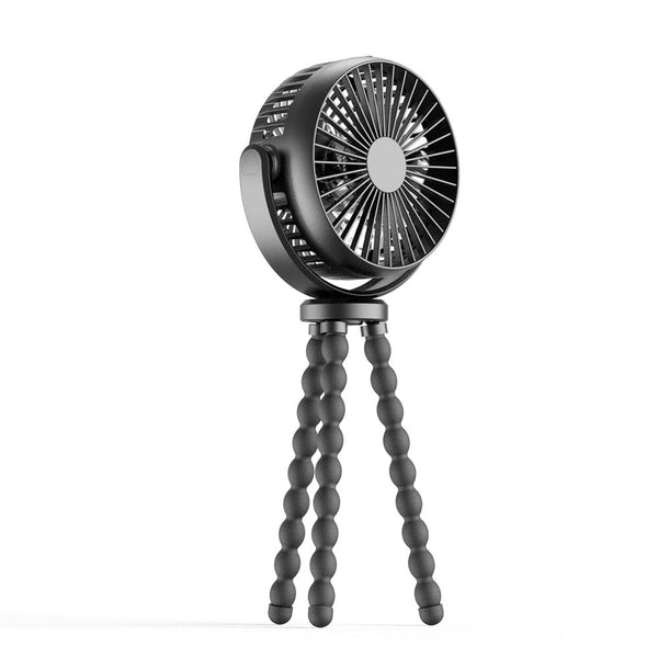 Draagbare kinderwagenventilator met 8000mAh accu