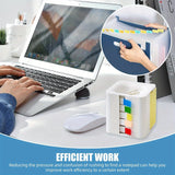 SmartCube Notitiedispenser – Alles-in-één Organisatie voor op je Bureau