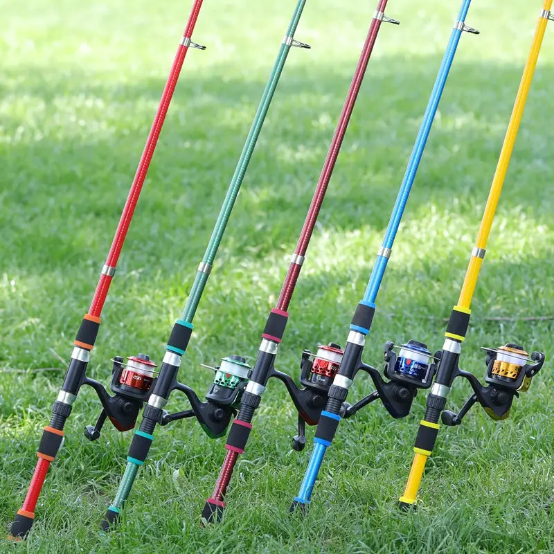 1,8m Telescopische Hengelset met Spinning Reel en Complete Accessoires
