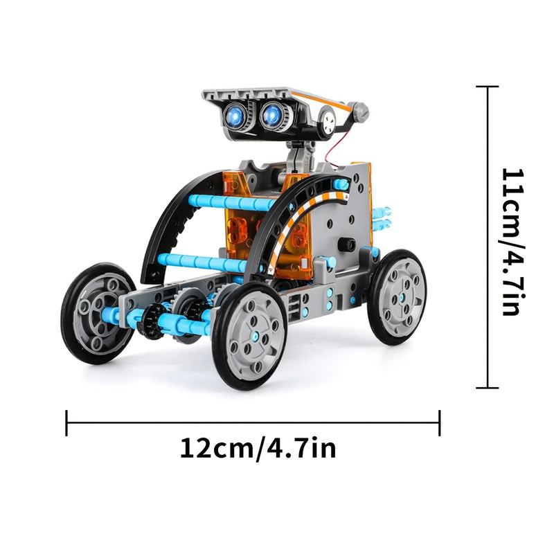 Solar Robo Builder - 12-in-1 Educatief Bouwspeelgoed met Zonne-energie