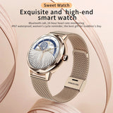 Dames Smartwatch Smart Gold – Luxe Sporthorloge Roestvrij Staal