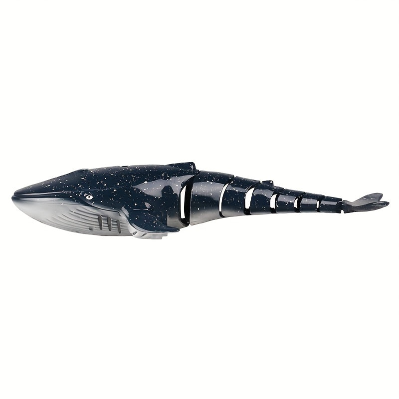 1:18 schaal RC walvishaai met 360° rotatie, 180° flexibiliteit, LED licht opspattende, programmeerbare cruise control - USB oplaadbaar, ideaal voor jongeren' zomer speel en verjaardagscadeau