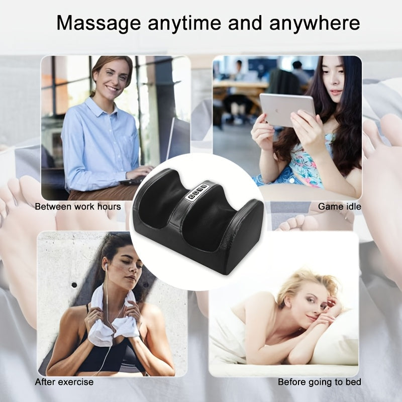 Zonne-energie Voetmassager – Comfortabele Massage met Warmte en Kneden