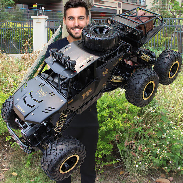 6-Wiel RC Monster Truck – Off-Road 1/12 Schaal Met Geavanceerde 2.4GHz Technologie en Hoge Snelheid