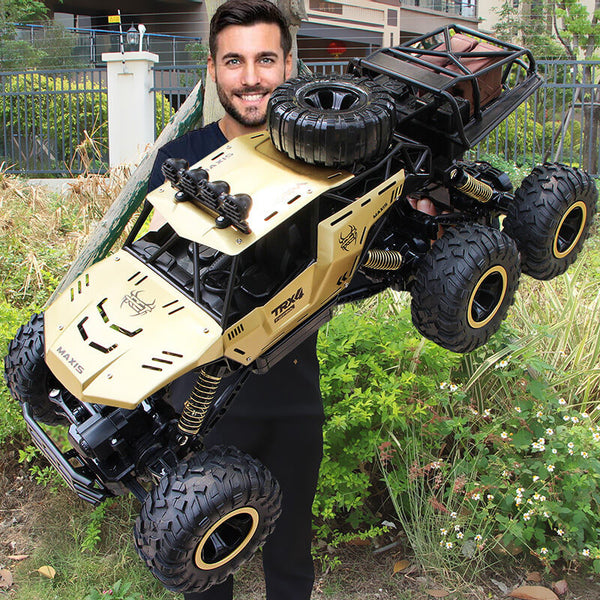 6-Wiel RC Monster Truck – Off-Road 1/12 Schaal Met Geavanceerde 2.4GHz Technologie en Hoge Snelheid