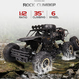 6-Wiel RC Monster Truck – Off-Road 1/12 Schaal Met Geavanceerde 2.4GHz Technologie en Hoge Snelheid