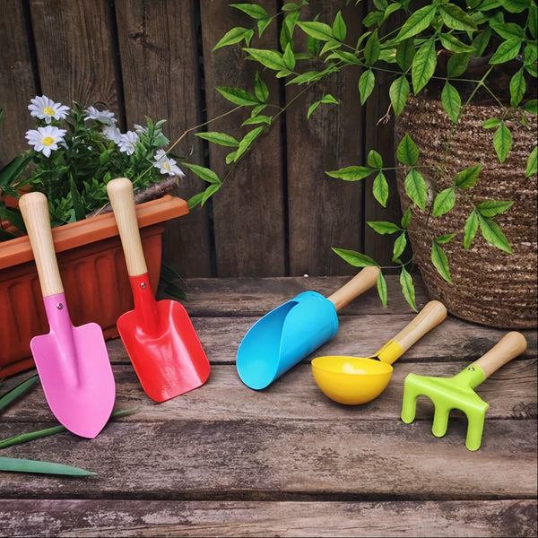 Kleurige Kinder Tuin- en Zandgereedschap Set – Speelgoedset voor Buiten en Tuin