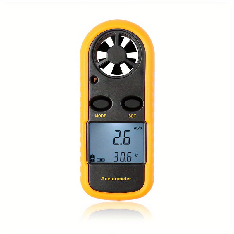 Compacte Digitale Windsnelheidsmeter – Handheld en Nauwkeurig voor Outdoor Metingen