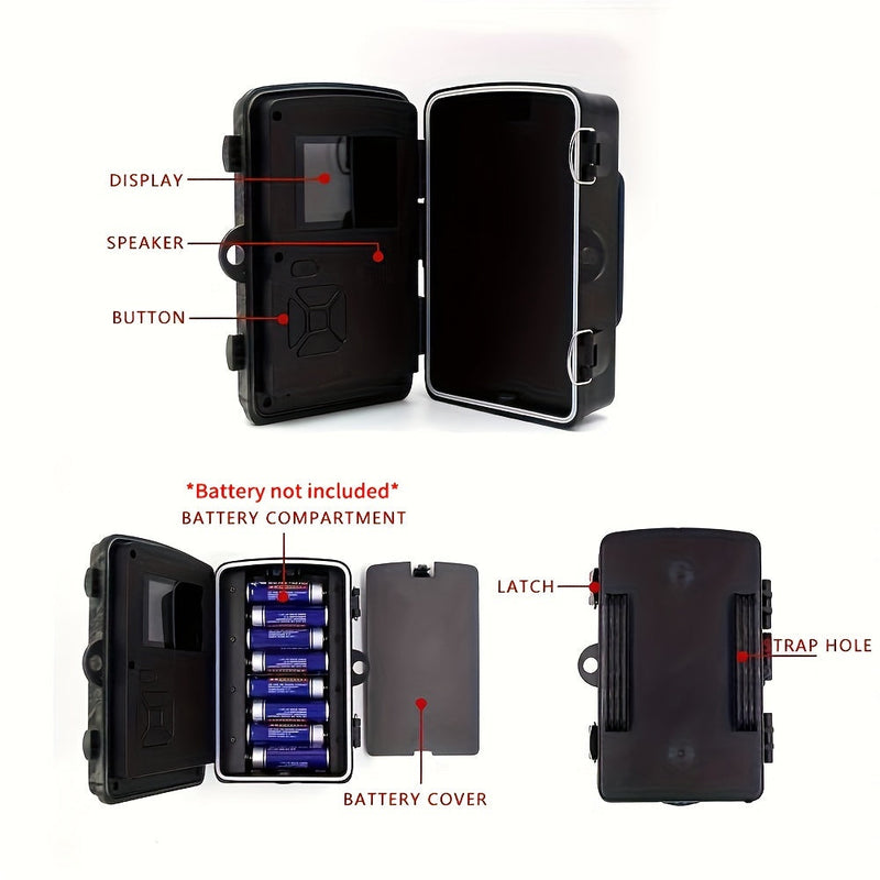 TrailGuard HD Jachtcamera – Duurzaam, Weerbestendig en Met Nachtzicht