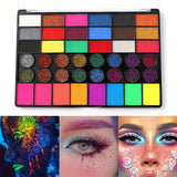 42-Kleur Watergedragen Gezichts- en Lichaamsverf Set – Perfect voor Creatieve Kunst en Schilderen