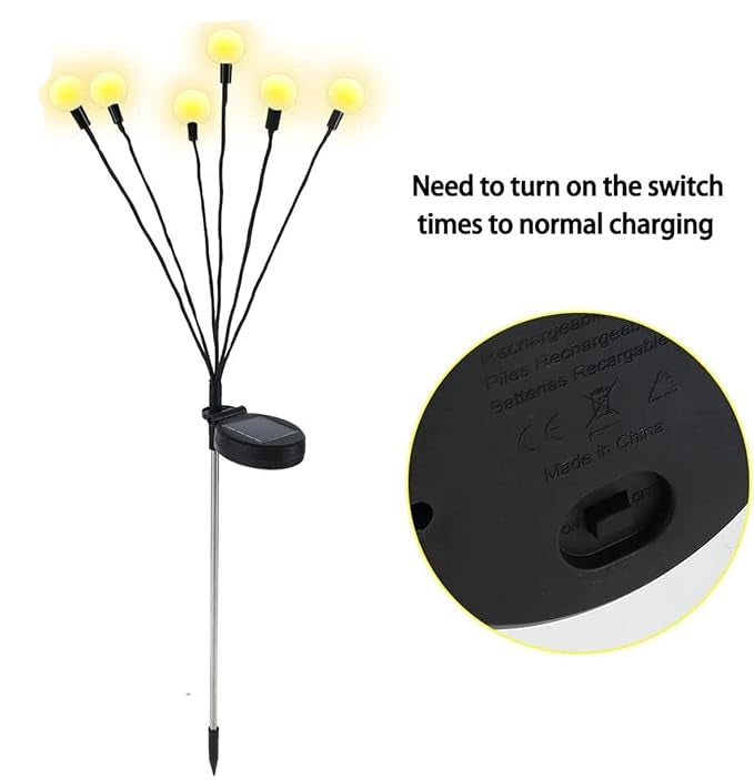 Zwevende Solar-Tuinlampen met Vuurvliegjes-effect – FireGlow
