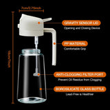 2-in-1 Olijfolie Spray – Premium 470mL Glazen Fles