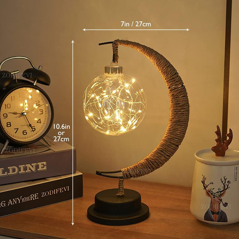 Betoverde Maanslamp – Zachte LED Maanlicht voor een Dromerige Sfeer