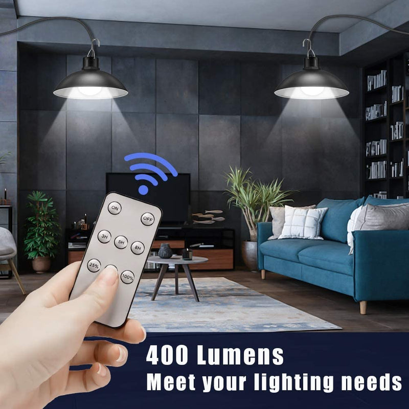 Draadloos Zonne-LED-Lampen Set met Afstandsbediening – TwinRay