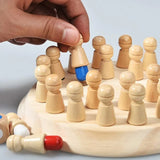 Houten Kleuren Spel – Leerzaam en leuk