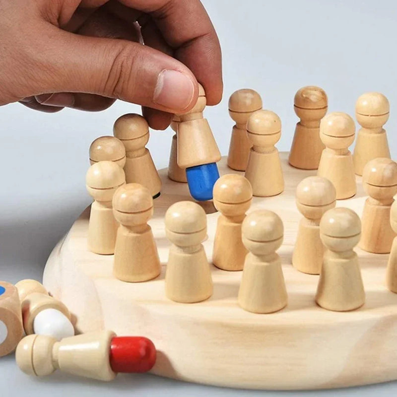 Houten Kleuren Spel – Leerzaam en leuk