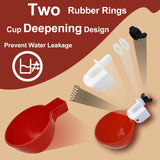 Set van 10 Kip Drinkbakjes – Praktisch en Efficiënt