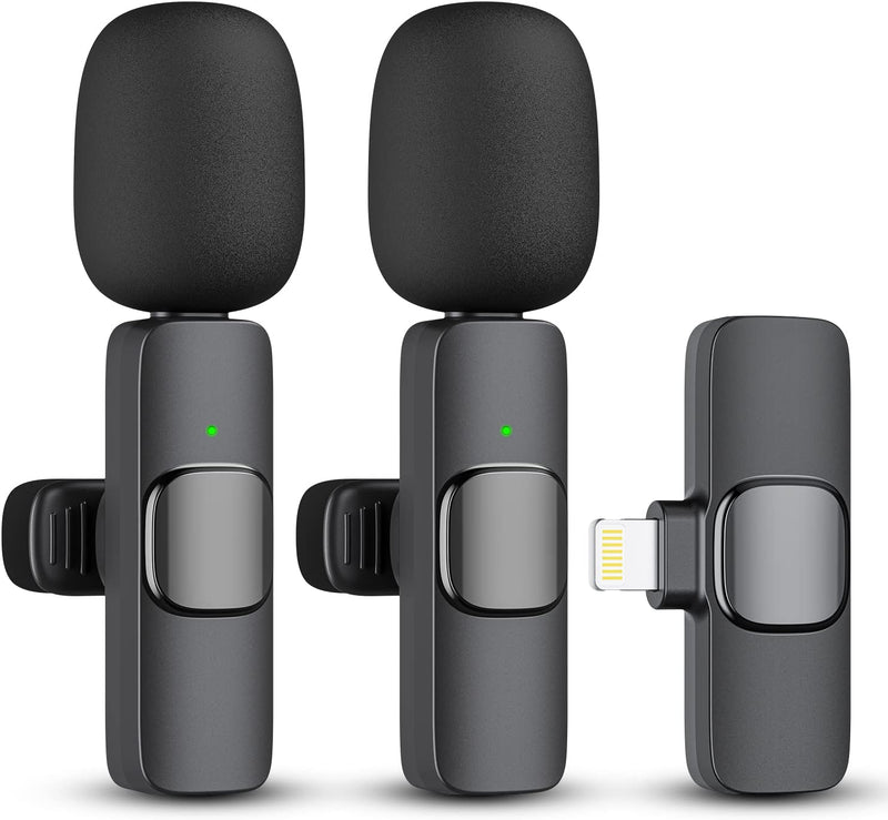 2-Pack Draadloze Microfoon voor iPhone iPad