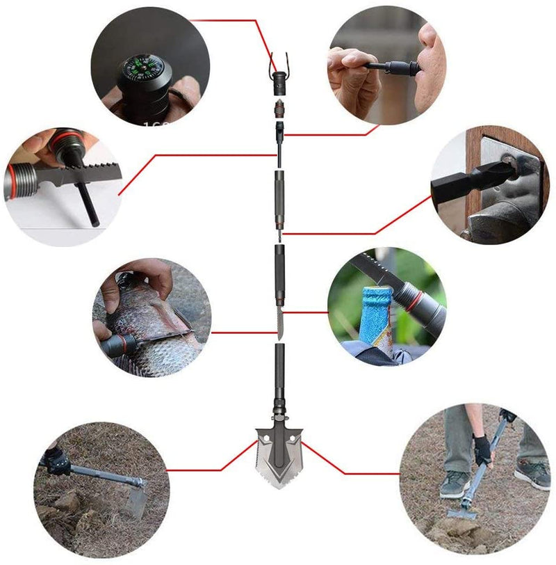 All-in-One Multifunctionele Schovel – Voor avontuurlijke buitenactiviteiten