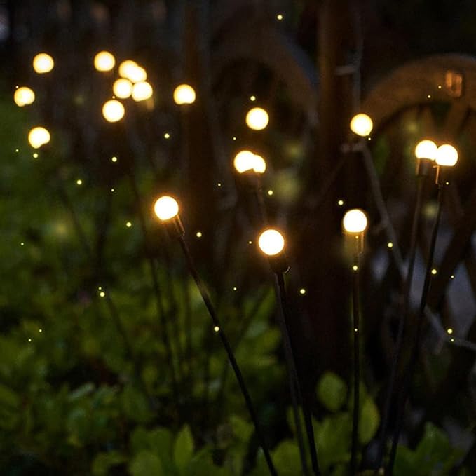 Zwevende Solar-Tuinlampen met Vuurvliegjes-effect – FireGlow
