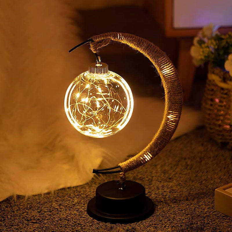 Betoverde Maanslamp – Zachte LED Maanlicht voor een Dromerige Sfeer