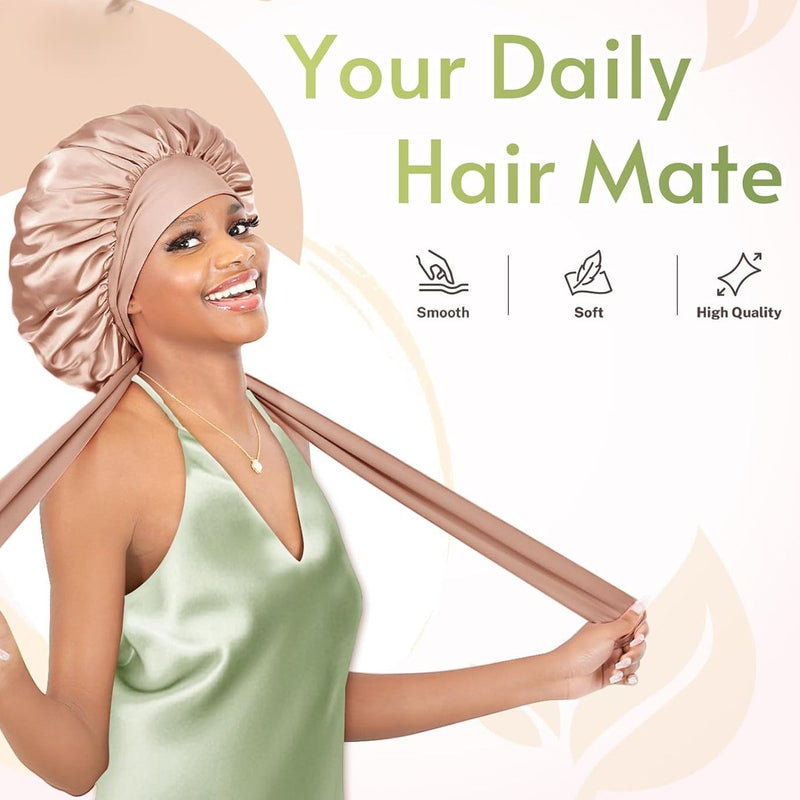 Satijnen hoofdband – Slaapmuts voor vrouwen