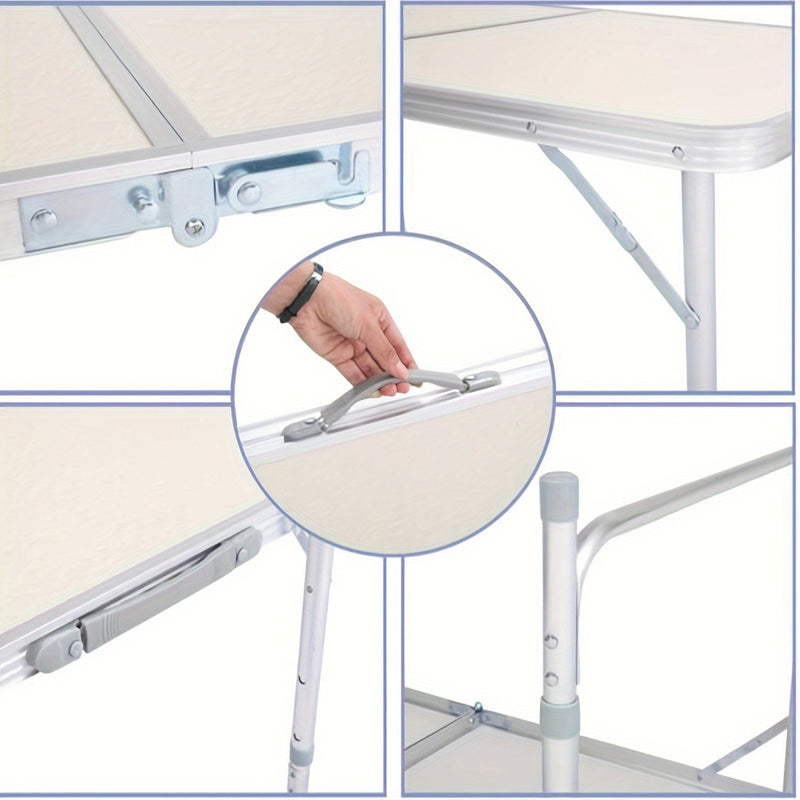 Opvouwbare Kampeertafel - Lichtgewicht en Draagbaar, Ideaal voor Feesten en Buitenactiviteiten