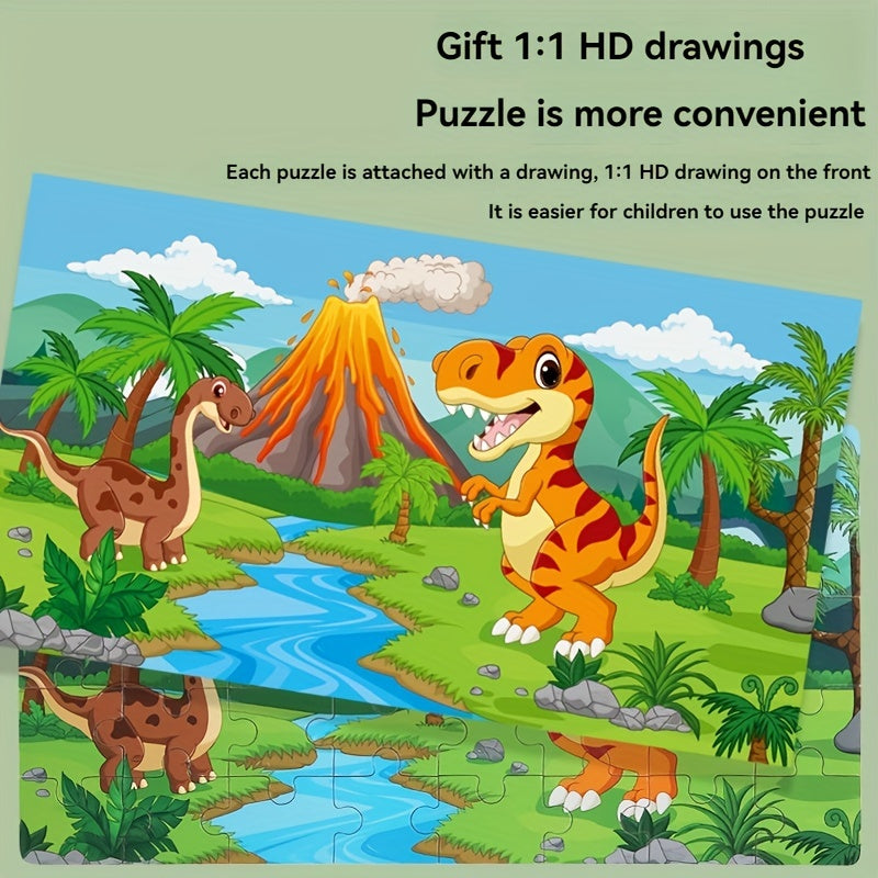 Educatieve Dinosauruspuzzel - Voor Creatief Leren en Spelplezier