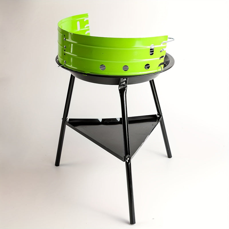 Draagbare Buitenbarbecue van Metaal – Demonteerbaar, Lichtgewicht en Perfect voor Kamperen of Tuin
