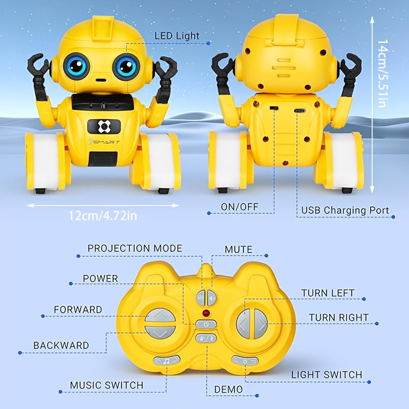 Interactieve Robot Speelgoed – Dansende Bewegingen en Sterrenprojectie