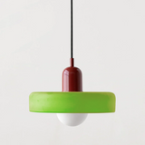 ColorLoop Pendant – Kunstzinnige Bauhaus Hanglamp met Warm Licht