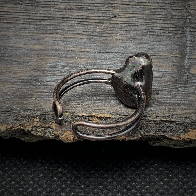 Natuurlijke Ruwe Steen Verjaardagsring – Selina