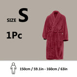 Luxe Unisex Coral Fleece Badjas – Ultra Zacht en Warm voor Jouw Comfort