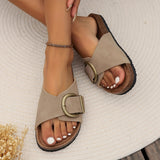Britta | Orthopedische Slippers met Gesp en Elegante Stijl
