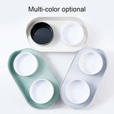 Verhoogde Dubbele Voerbak voor Huisdieren – Comfortabel en Gezond Eten voor Katten en Honden