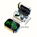 Soniq - UltraBass Draadloze Oordopjes – Sportieve In-Ear Koptelefoon met Oplaadcase