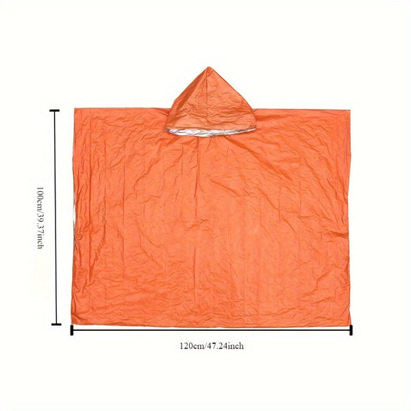 StormGuard Nood Poncho's - Waterdichte en Thermische Bescherming