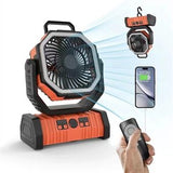 Camping Ventilator - 3-in-1 - LED - Draadloos