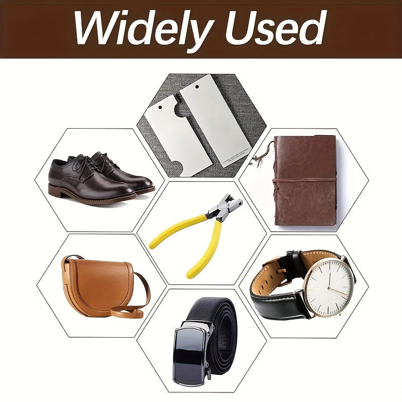 Heavy-Duty Pons- en Snijtang – Voor Precisie Gaten in Leren en Stoffen