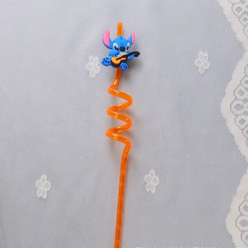 Stitch Herbruikbare Rietjes Set – 16 Kleurrijke Rietjes voor Feesten en Verjaardagen