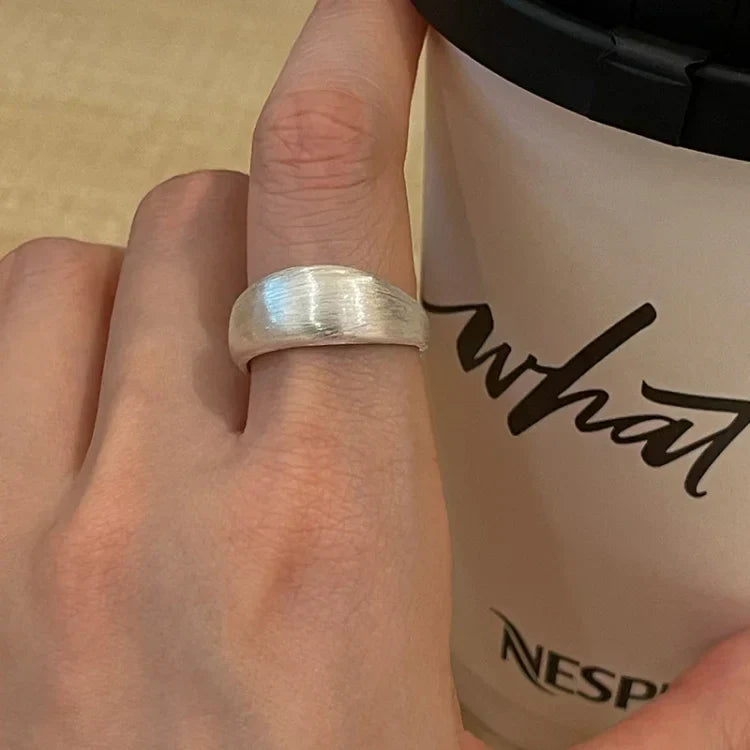 Verstelbare Zilveren Kuppelring – Nora