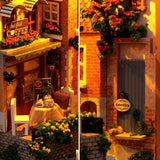 DIY Brugge Huis Boekenstandaard – 3D Houten Model van de Oude Stad