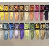 Pearl Waterverfverfset – 20 Kleuren in Vaste Vorm voor Schilderkunst en Kalligrafie