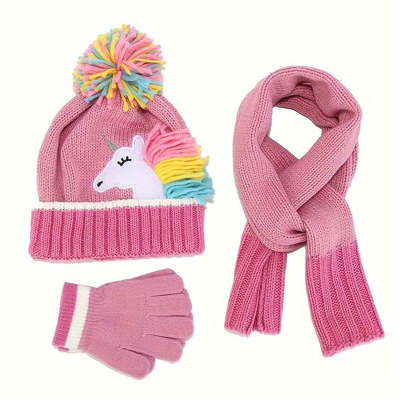Eenhoorn Winterset voor Kleine Kinderen - Voor Warme en Speelse Winterdagen