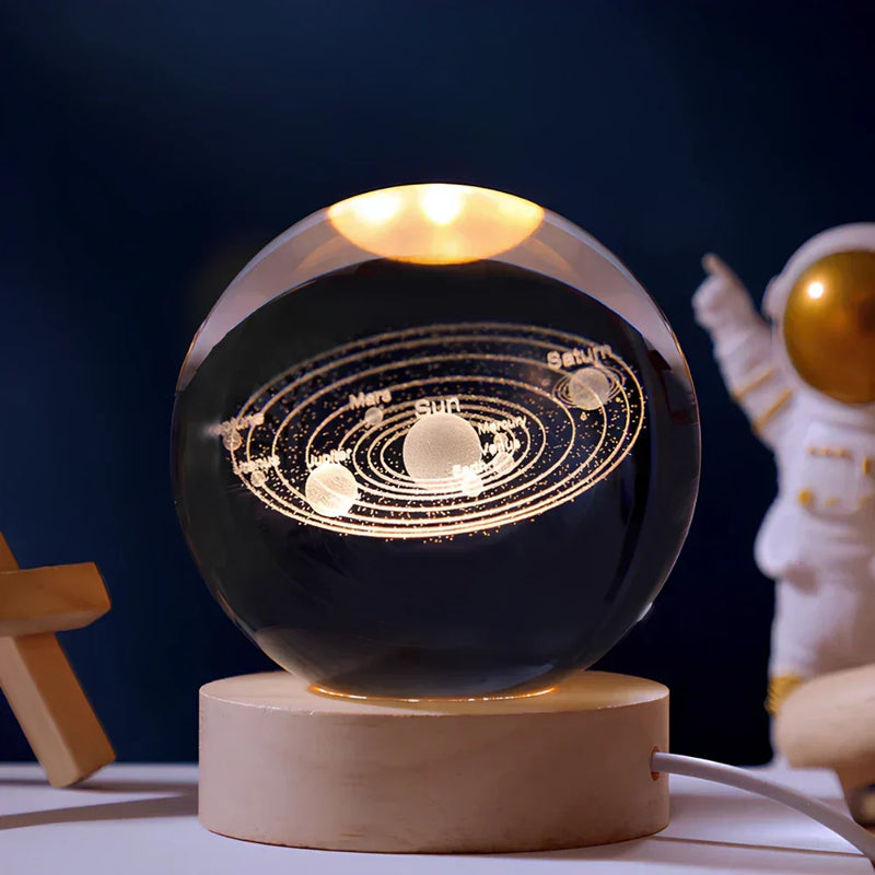 3D-gegraveerde Kristallen Bol - Celestia