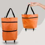 2-in-1 Omvormbare Boodschappentas met Wielen – CarryFlex