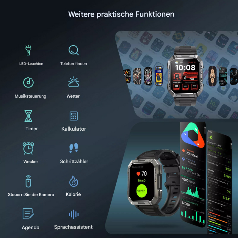 Robuuste Smartwatch voor Avonturiers - TrailMate